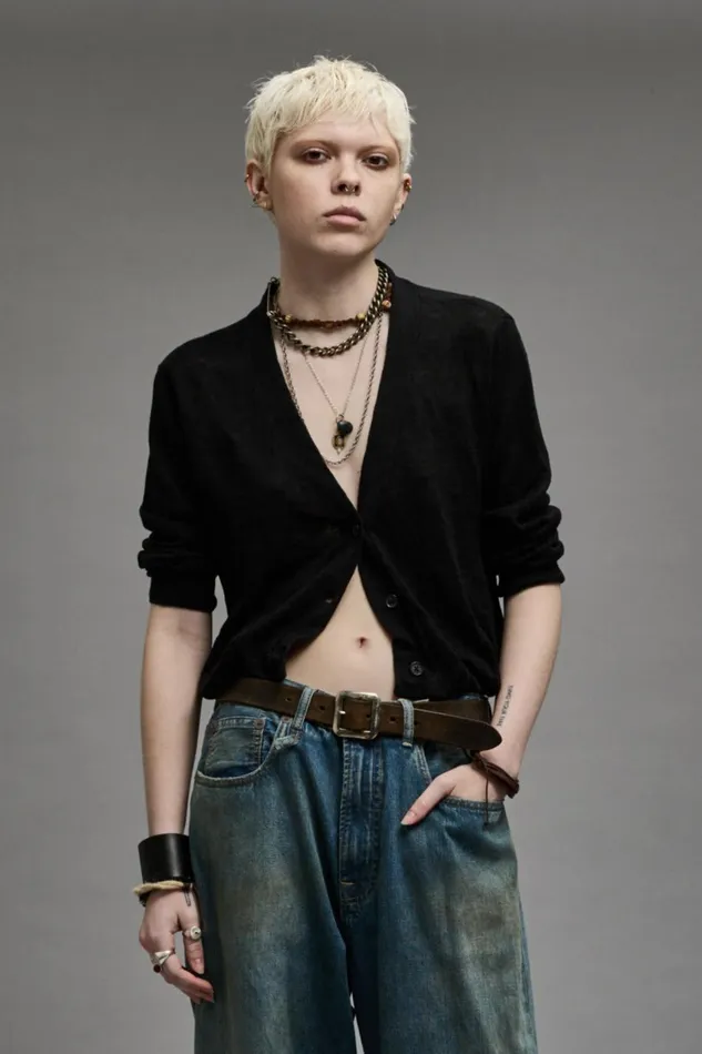 R13 Sweaters Women BALLOON CARDIGAN 8211 BLACK