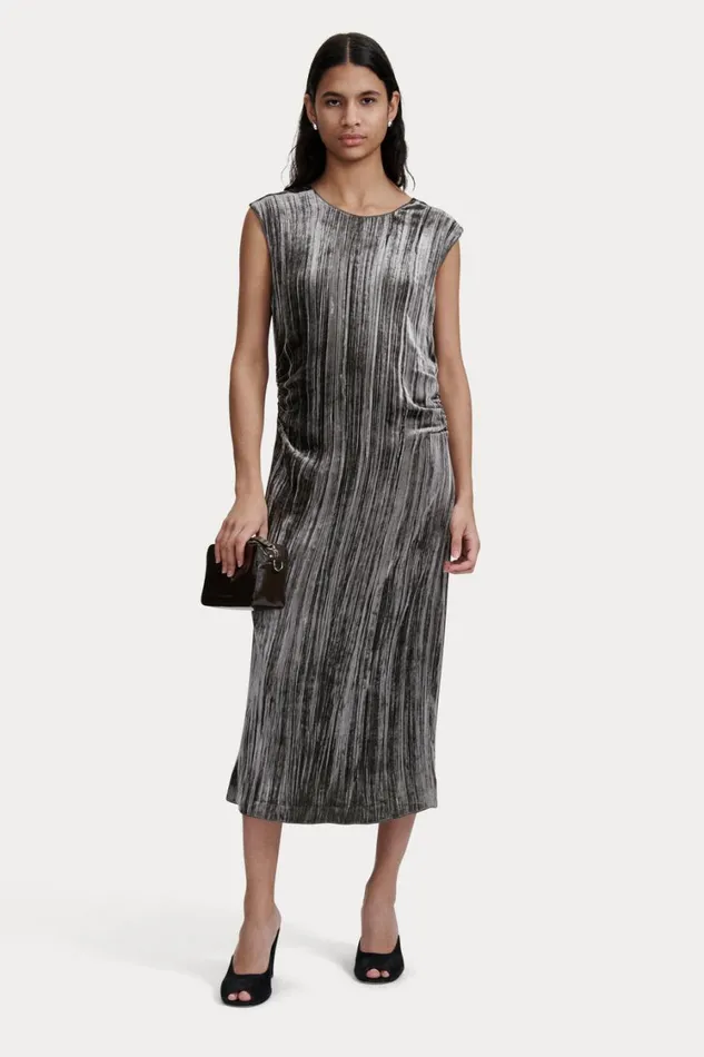 Rachel Comey Dresses Women Namur Dress Gunmetal Rachel Comey Dresses Women Namur Dress Gunmetal