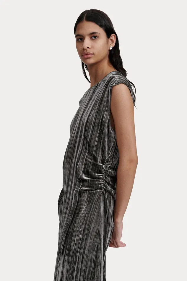 Rachel Comey Dresses Women Namur Dress Gunmetal Rachel Comey Dresses Women Namur Dress Gunmetal