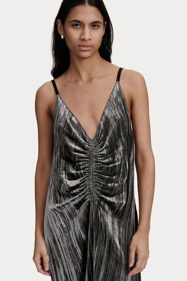 Rachel Comey Dresses Women Namur Dress Gunmetal Rachel Comey Dresses Women Namur Dress Gunmetal
