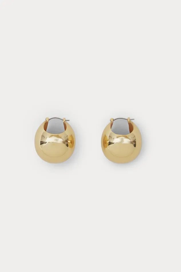 Rachel Comey Jewelry Women Large Keel Hoop Gold