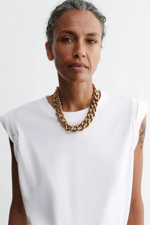 Rachel Comey Jewelry Women Pyrene Necklace Old Gold