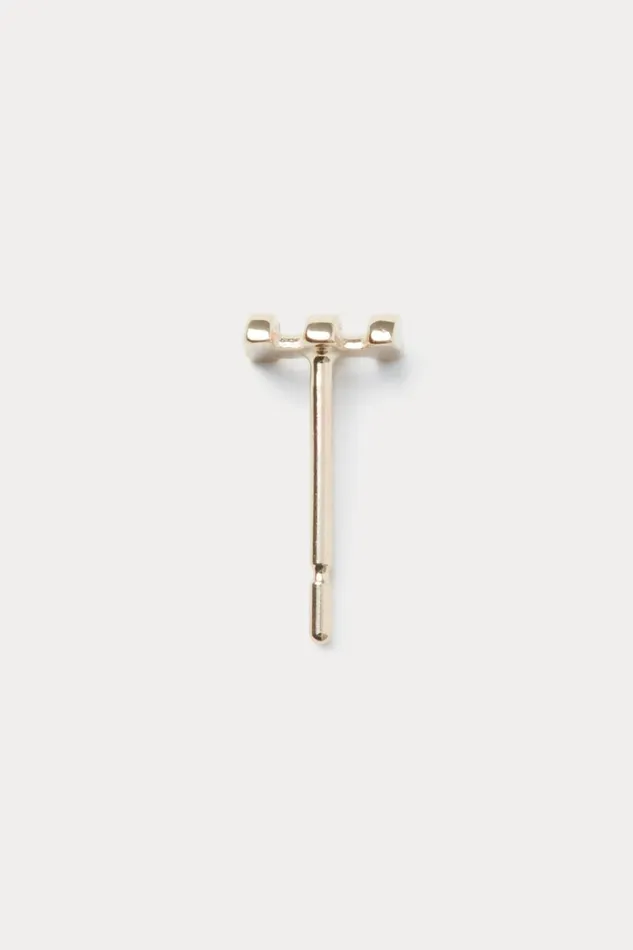 Rachel Comey Jewelry Women Quarry TriSemi Earring Single Gold