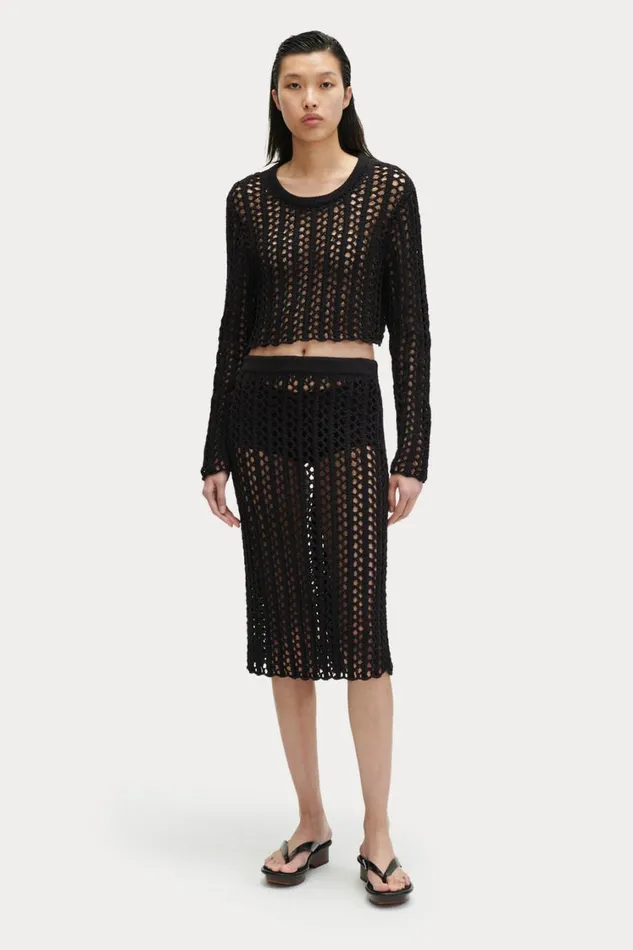 Rachel Comey Knits Women Dylan Skirt Black Rachel Comey Knits Women Dylan Skirt Black