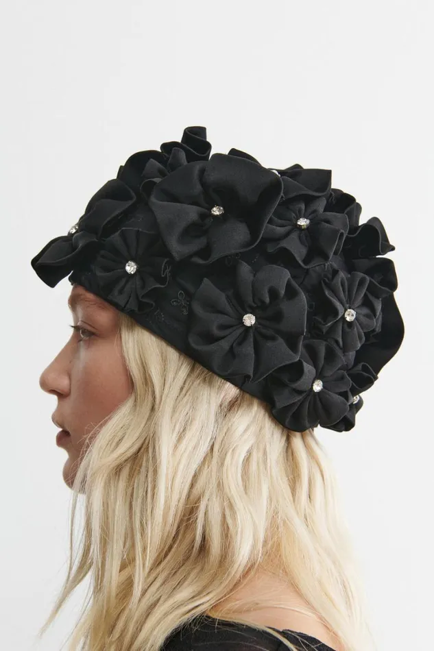 Rachel Comey Scarves Hats Women Flos Hat Black Rachel Comey Scarves Hats Women Flos Hat Black
