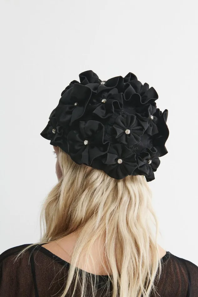 Rachel Comey Scarves Hats Women Flos Hat Black Rachel Comey Scarves Hats Women Flos Hat Black