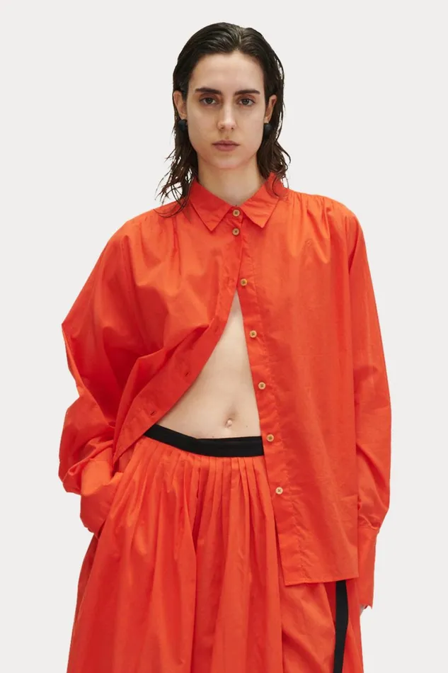 Rachel Comey Tops Women Becker Top Coral Rachel Comey Tops Women Becker Top Coral