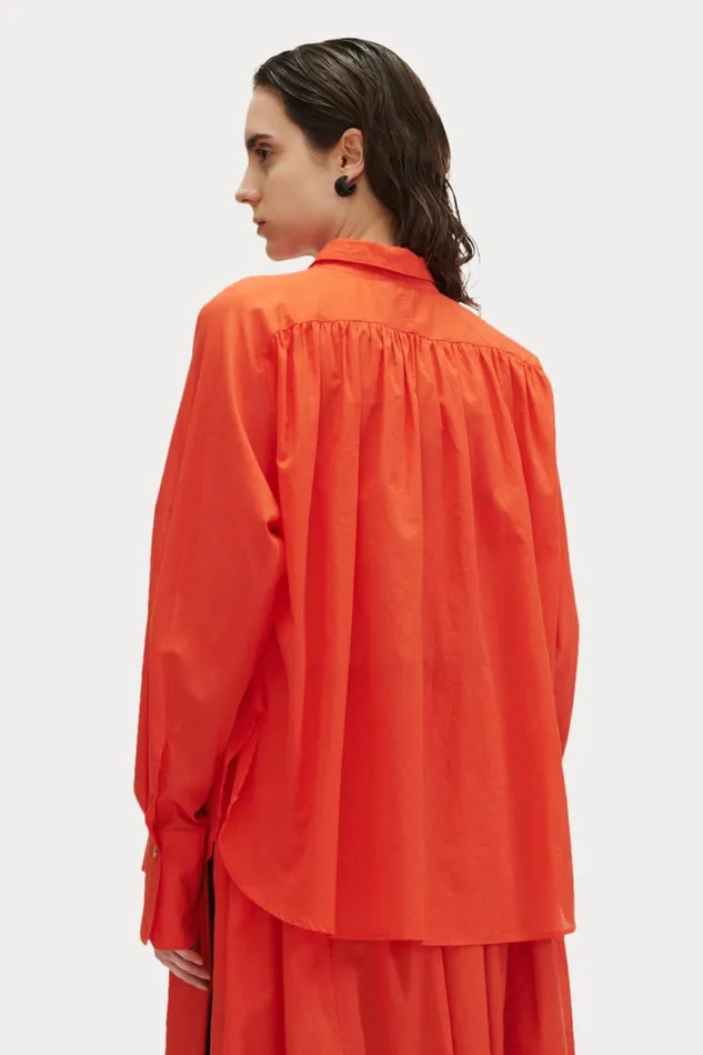 Rachel Comey Tops Women Becker Top Coral Rachel Comey Tops Women Becker Top Coral