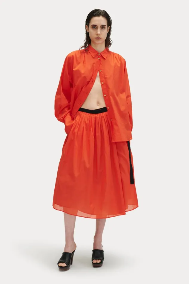 Rachel Comey Tops Women Becker Top Coral Rachel Comey Tops Women Becker Top Coral