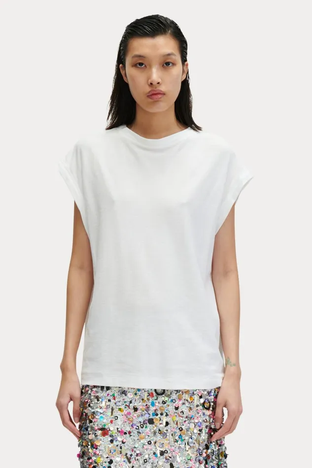 Rachel Comey Tops Women Mead Tee White Rachel Comey Tops Women Mead Tee White