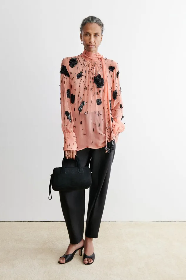 Rachel Comey Tops Women Tie Rite Top Coralblack