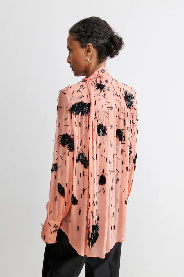 Rachel Comey Tops Women Tie Rite Top Coralblack