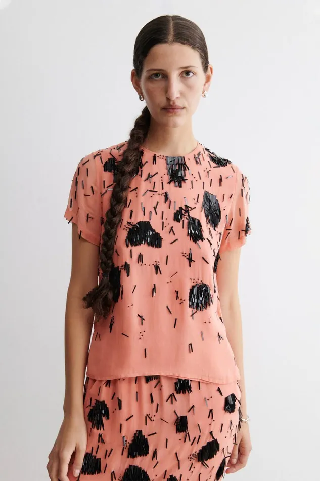 Rachel Comey Tops Women Tie Rite Top Coralblack