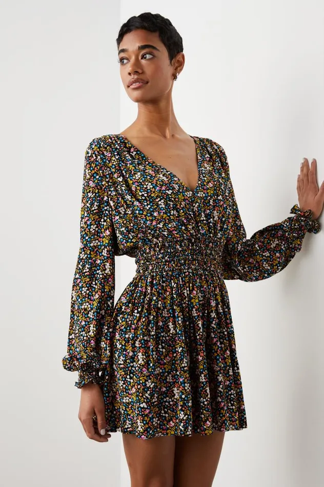 Rails Dresses and Rompers Women DELANEY DRESS Dark Ditsy Floral