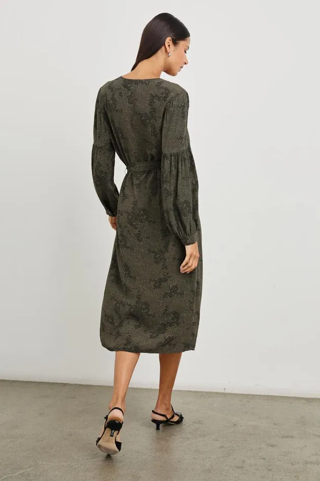 Rails Dresses and Rompers Women FABIAN DRESS Olive Pebble
