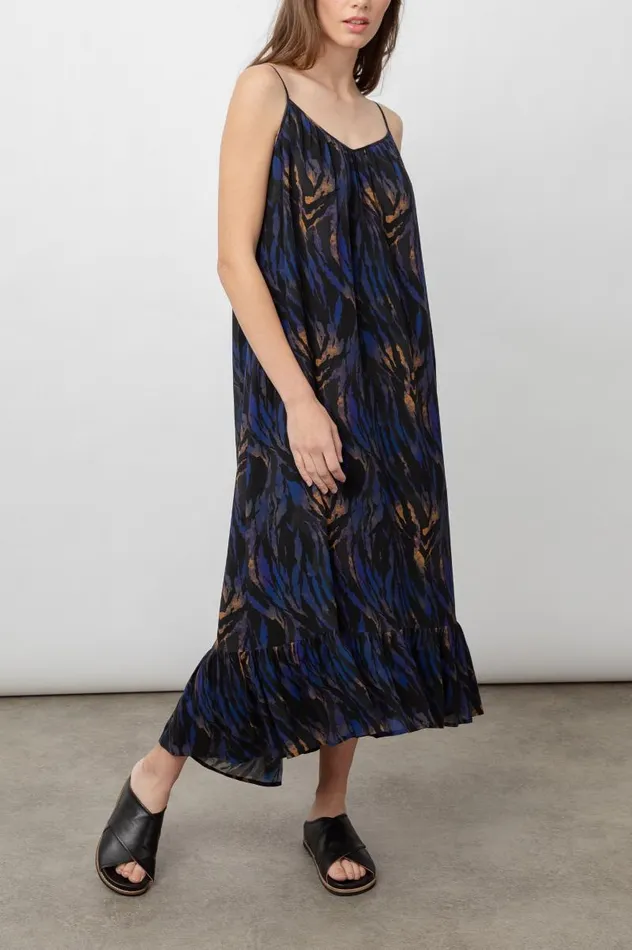 Rails Dresses and Rompers Women JENNICA DRESS Cobalt Tiger Stripe