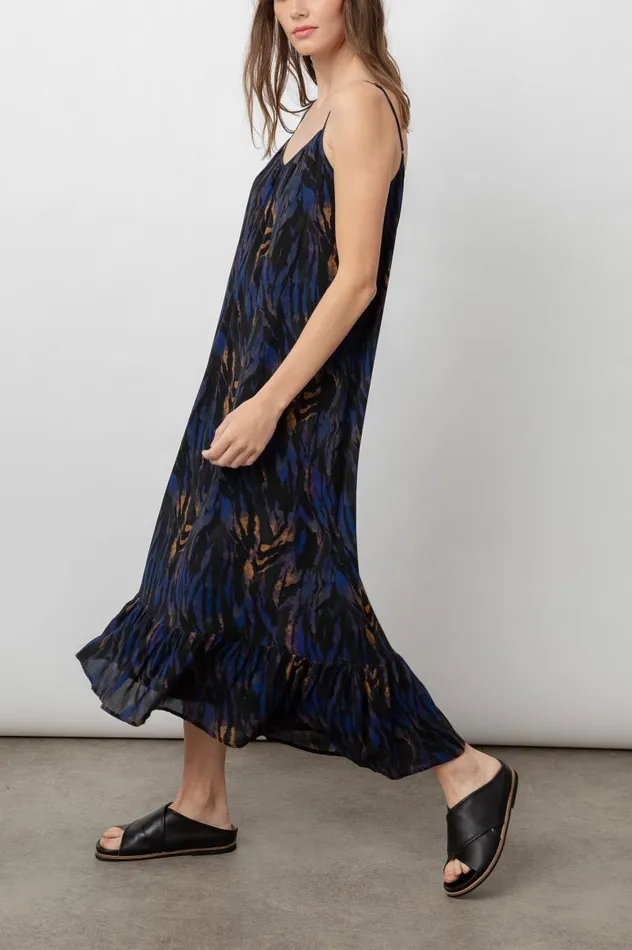 Rails Dresses and Rompers Women JENNICA DRESS Cobalt Tiger Stripe