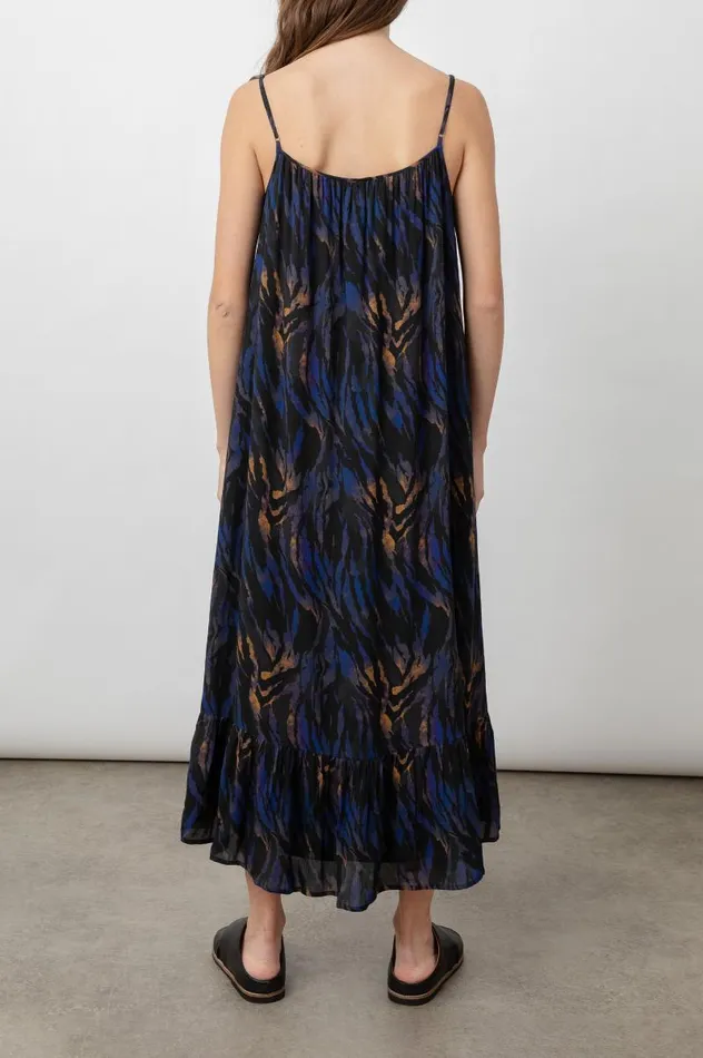 Rails Dresses and Rompers Women JENNICA DRESS Cobalt Tiger Stripe