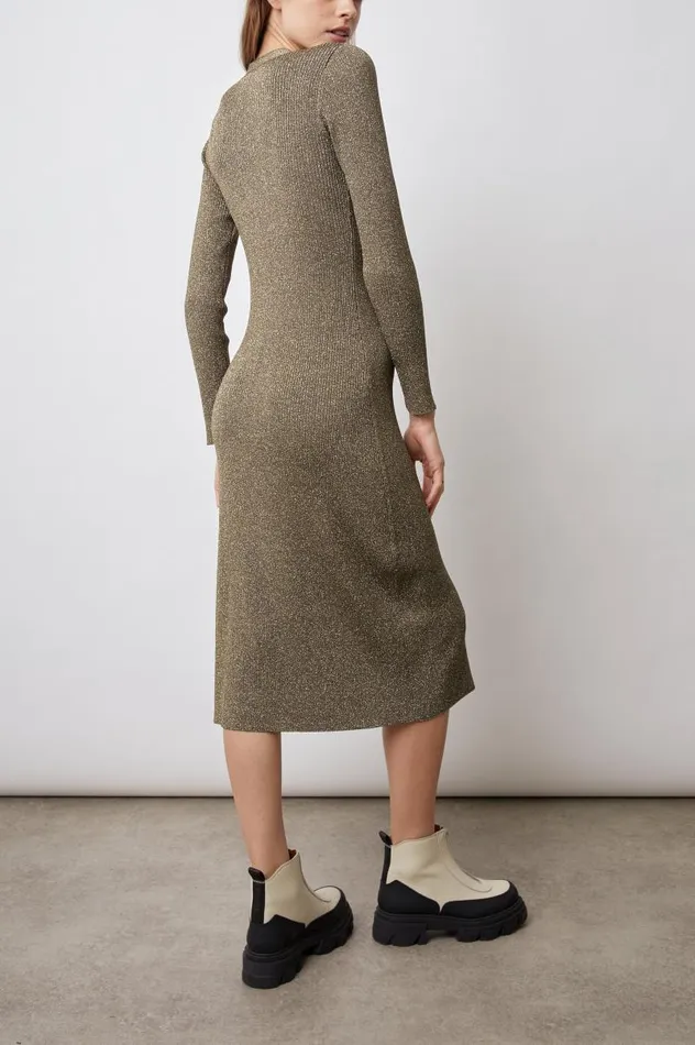Rails Dresses and Rompers Women LORRAINE DRESS Gold Lurex