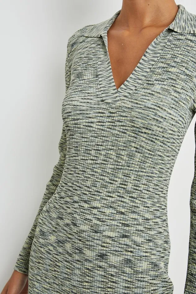 Rails Dresses and Rompers Women LUCIANA DRESS Mint Navy Space Dye