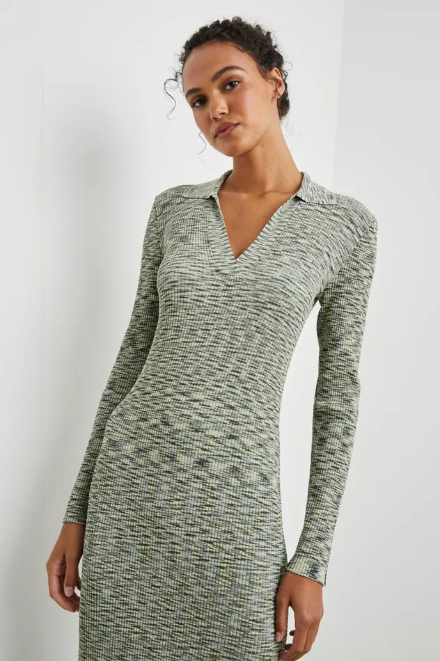 Rails Dresses and Rompers Women LUCIANA DRESS Mint Navy Space Dye
