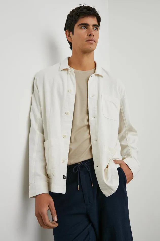 Rails Jackets and Coats Men AMBROSE JACKET Ecru