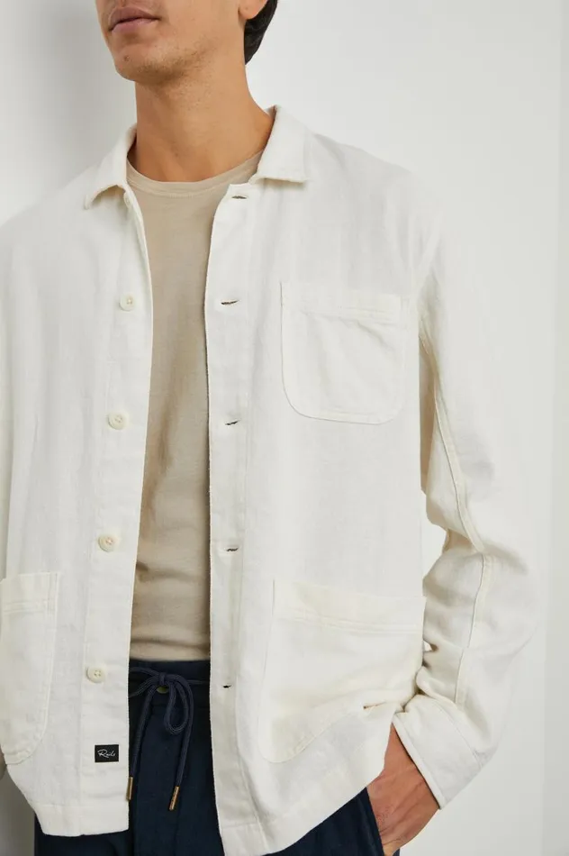 Rails Jackets and Coats Men AMBROSE JACKET Ecru