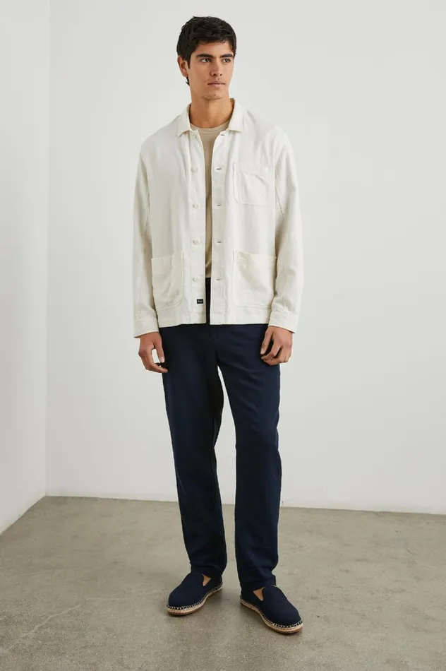 Rails Jackets and Coats Men AMBROSE JACKET Ecru