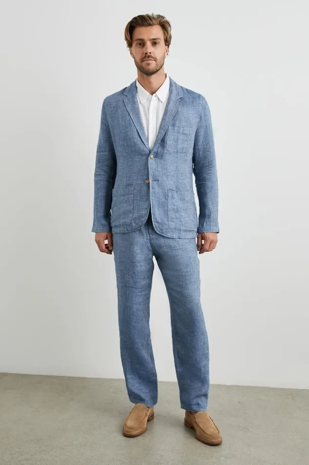 Rails Jackets and Coats Men SORRENTO BLAZER Blue Mirage