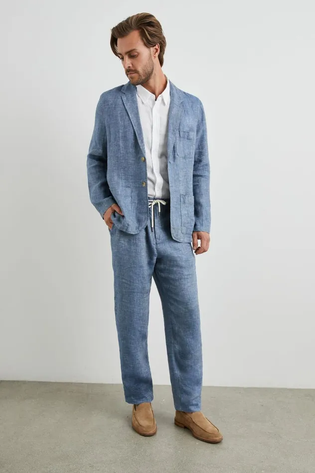 Rails Jackets and Coats Men SORRENTO BLAZER Blue Mirage