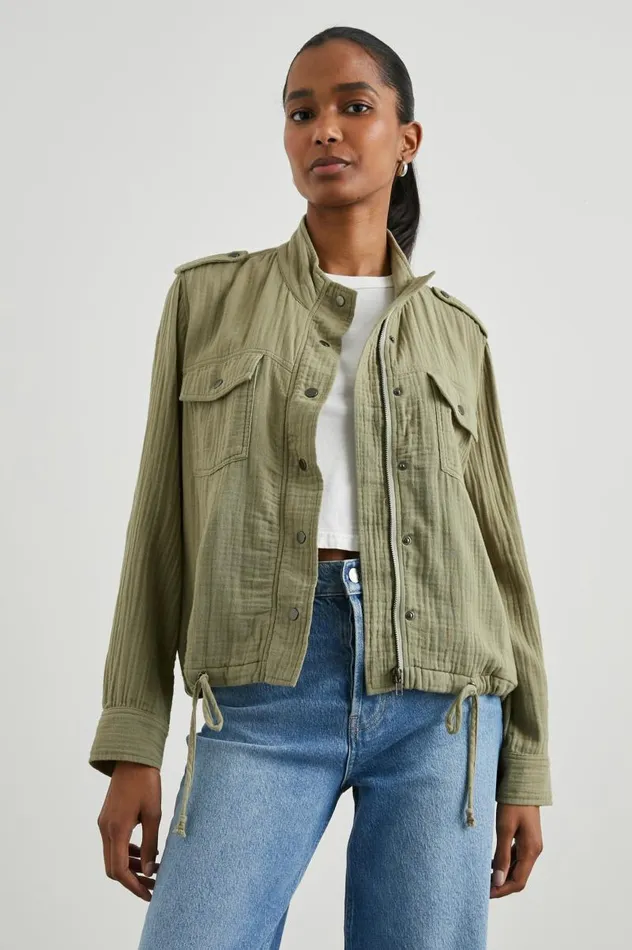 Rails Jackets and Coats Women COLLINS JACKET Gauze Mermaid
