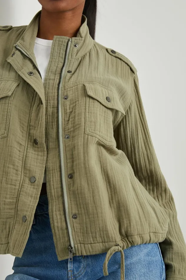 Rails Jackets and Coats Women COLLINS JACKET Gauze Mermaid