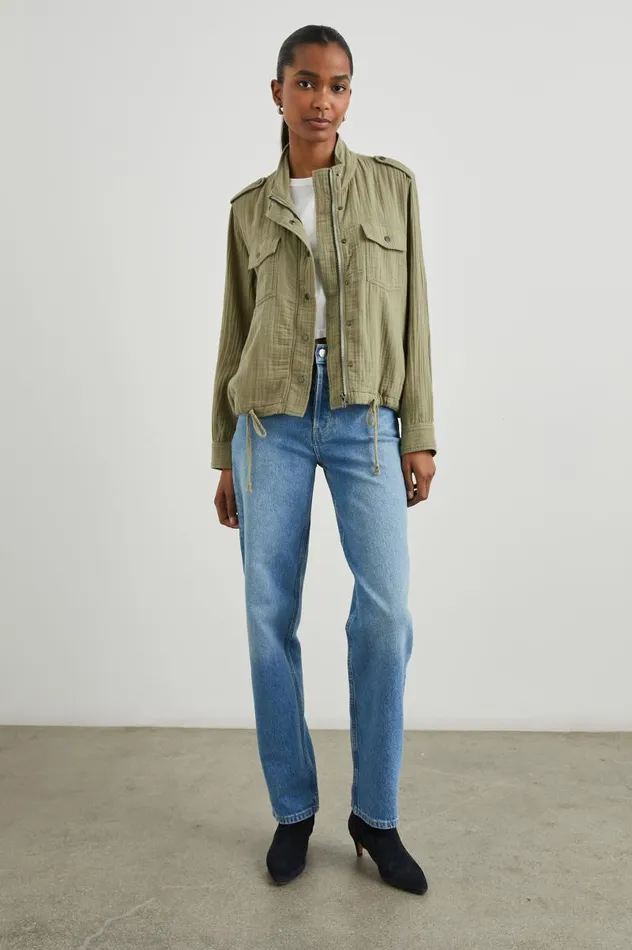 Rails Jackets and Coats Women COLLINS JACKET Gauze Mermaid