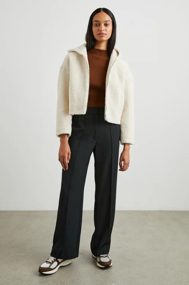 Rails Jackets and Coats Women FABI JACKET Ivory Teddy
