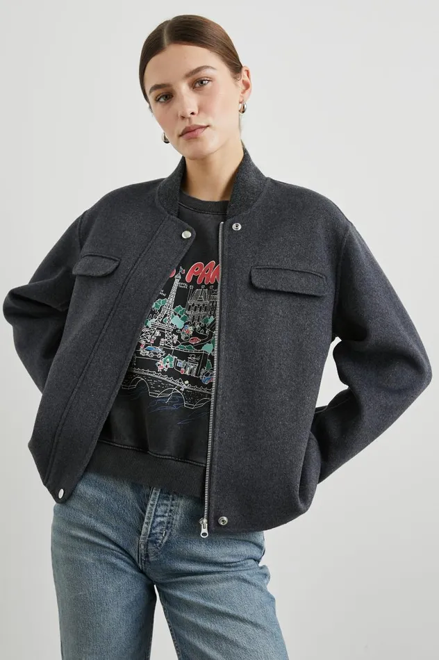 Rails Jackets and Coats Women KINSLEY JACKET Charcoal