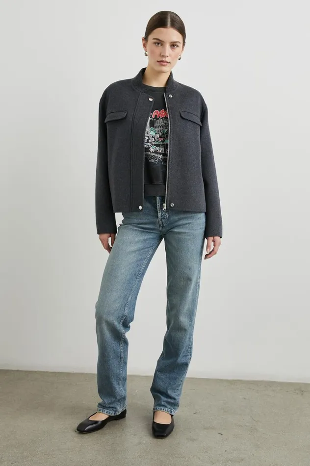 Rails Jackets and Coats Women KINSLEY JACKET Charcoal