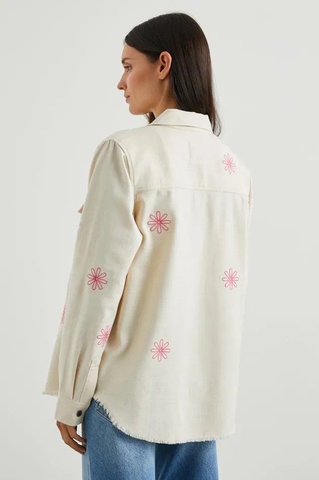 Rails Jackets and Coats Women LOREN SHIRT JACKET Ecru