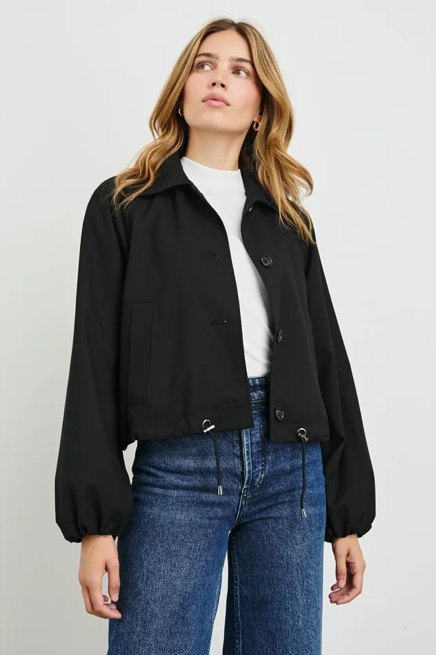 Rails Jackets and Coats Women NORTH JACKET Black Twill