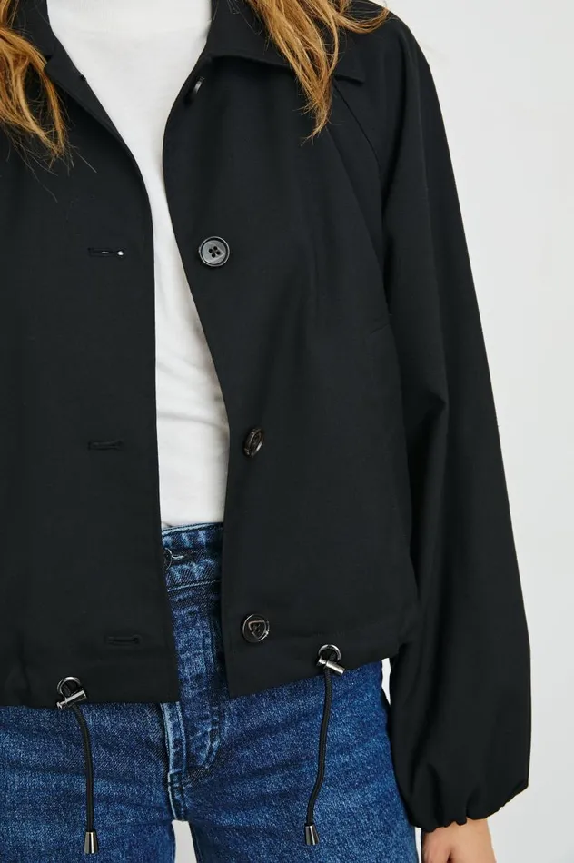 Rails Jackets and Coats Women NORTH JACKET Black Twill