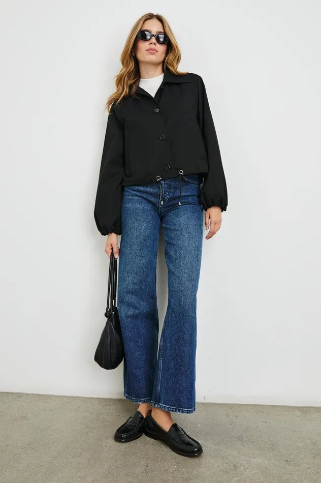 Rails Jackets and Coats Women NORTH JACKET Black Twill