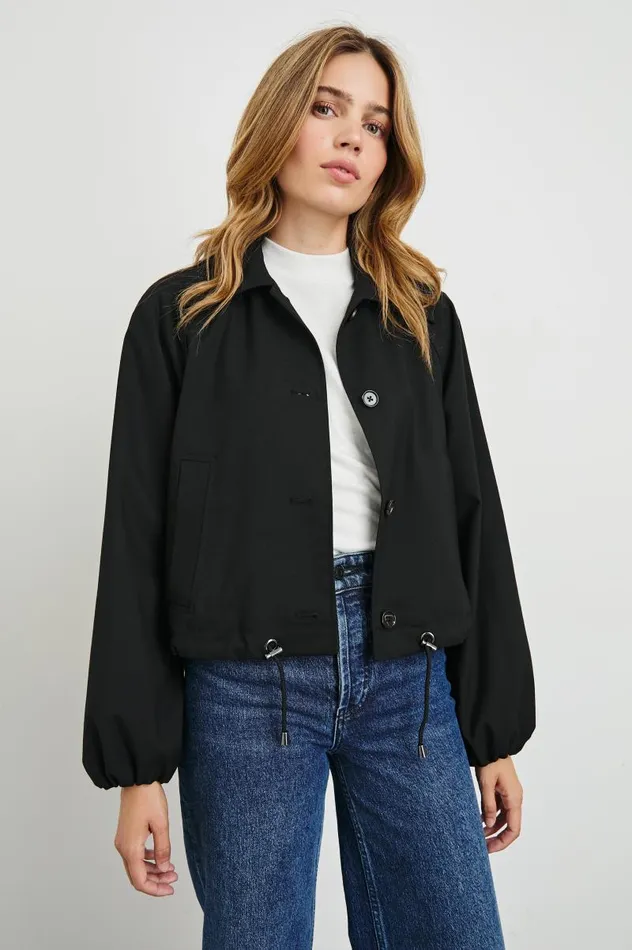 Rails Jackets and Coats Women NORTH JACKET Black Twill