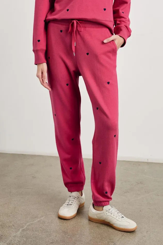 Rails Pants and Shorts Women KINGSTON PANT Pink Midnight Hearts