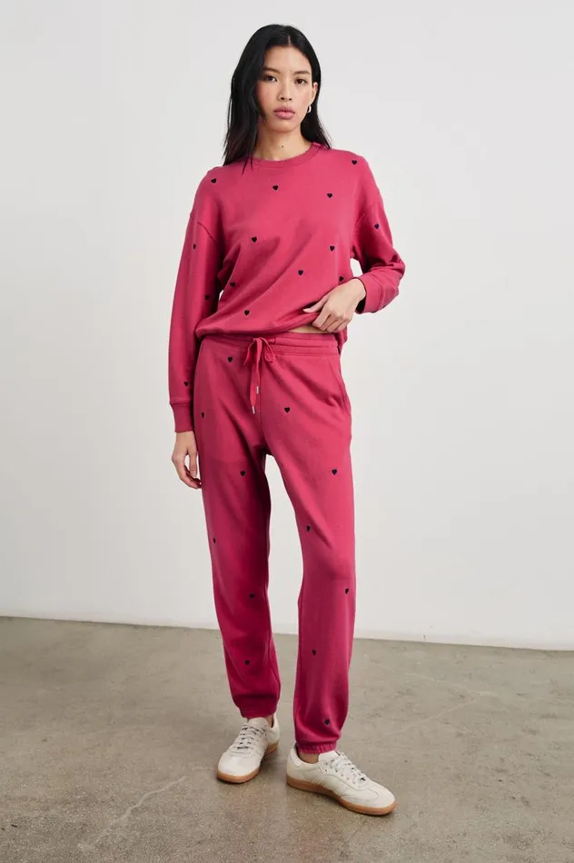 Rails Pants and Shorts Women KINGSTON PANT Pink Midnight Hearts