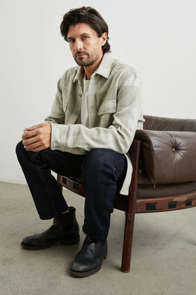 Rails Shirts Men ALDER SHIRT Fawn Cream