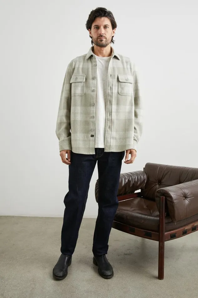 Rails Shirts Men ALDER SHIRT Fawn Cream