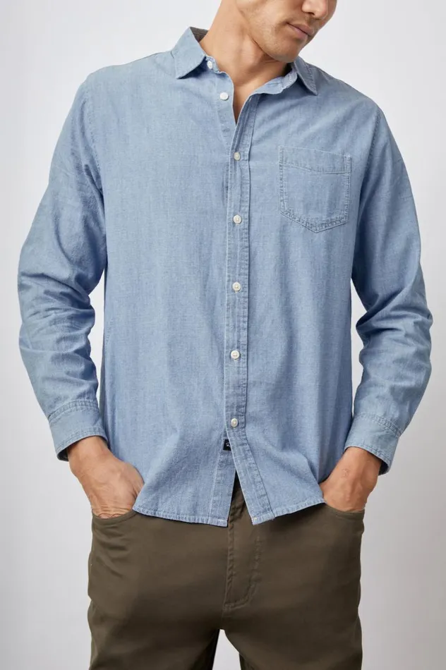 Rails Shirts Men COLTON SHIRT Medium Vintage Wash