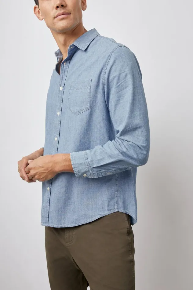 Rails Shirts Men COLTON SHIRT Medium Vintage Wash