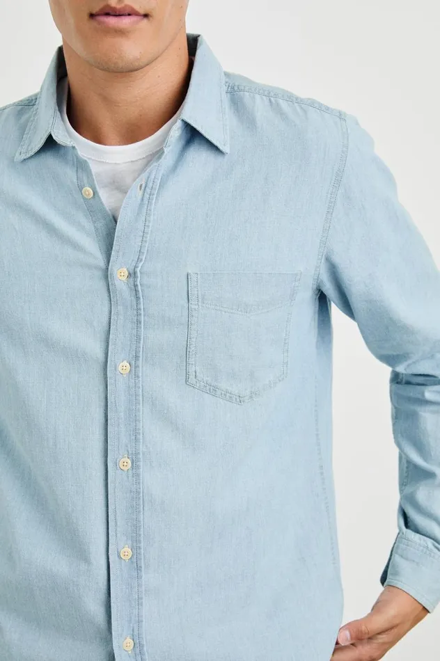 Rails Shirts Men COLTON SHIRT Medium Vintage Wash