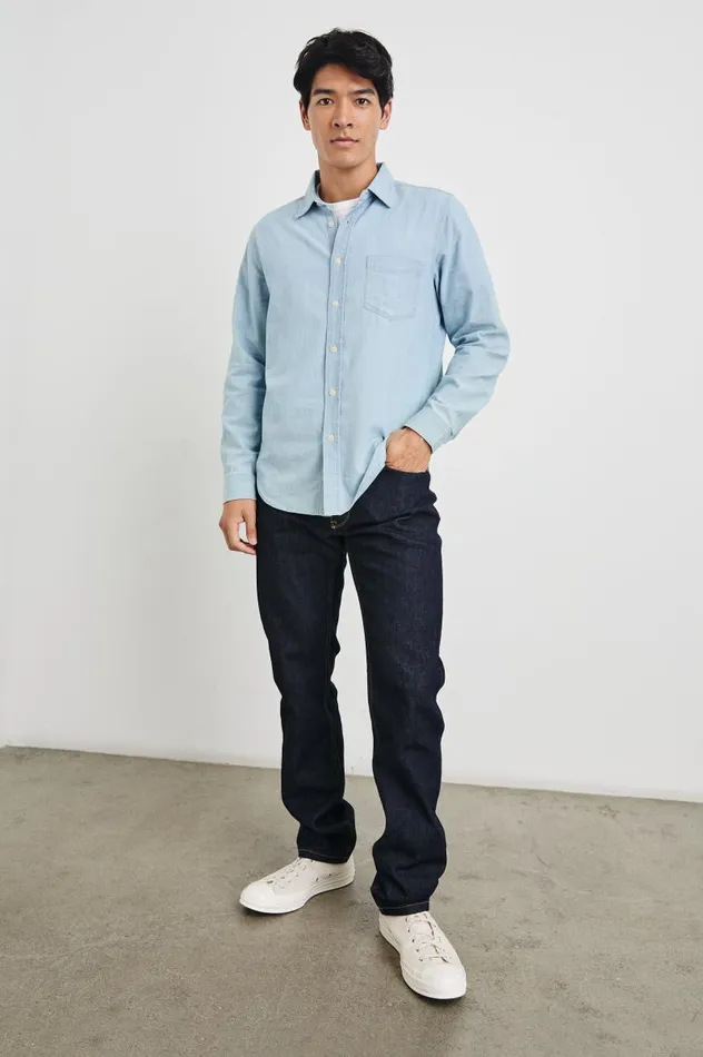 Rails Shirts Men COLTON SHIRT Medium Vintage Wash
