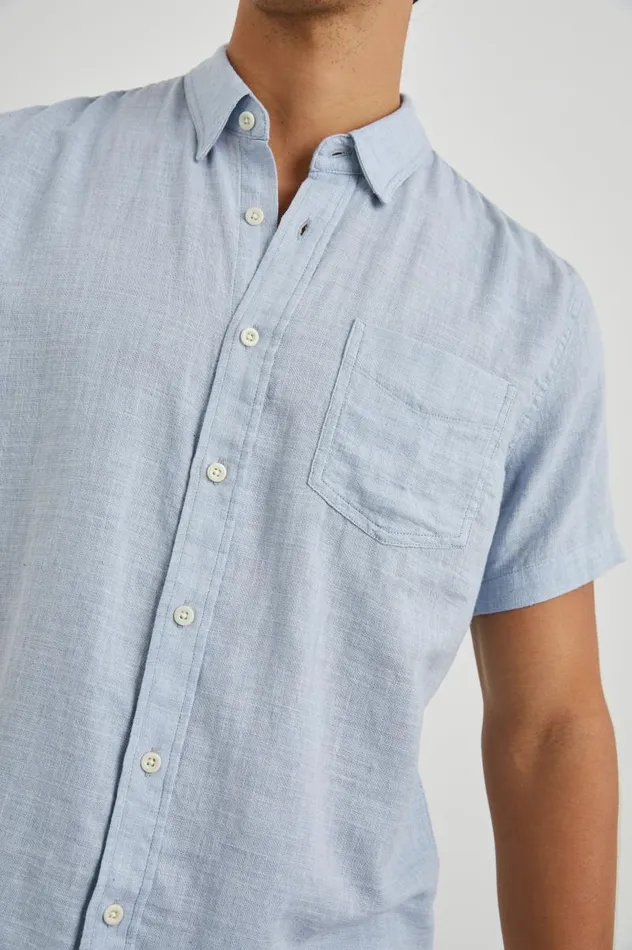 Rails Shirts Men FAIRFAX SHIRT Blue Melange